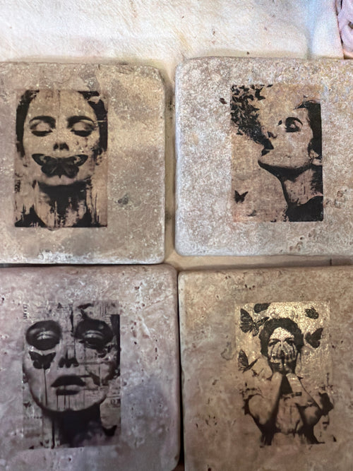 Altered Coasters(set of 4)
